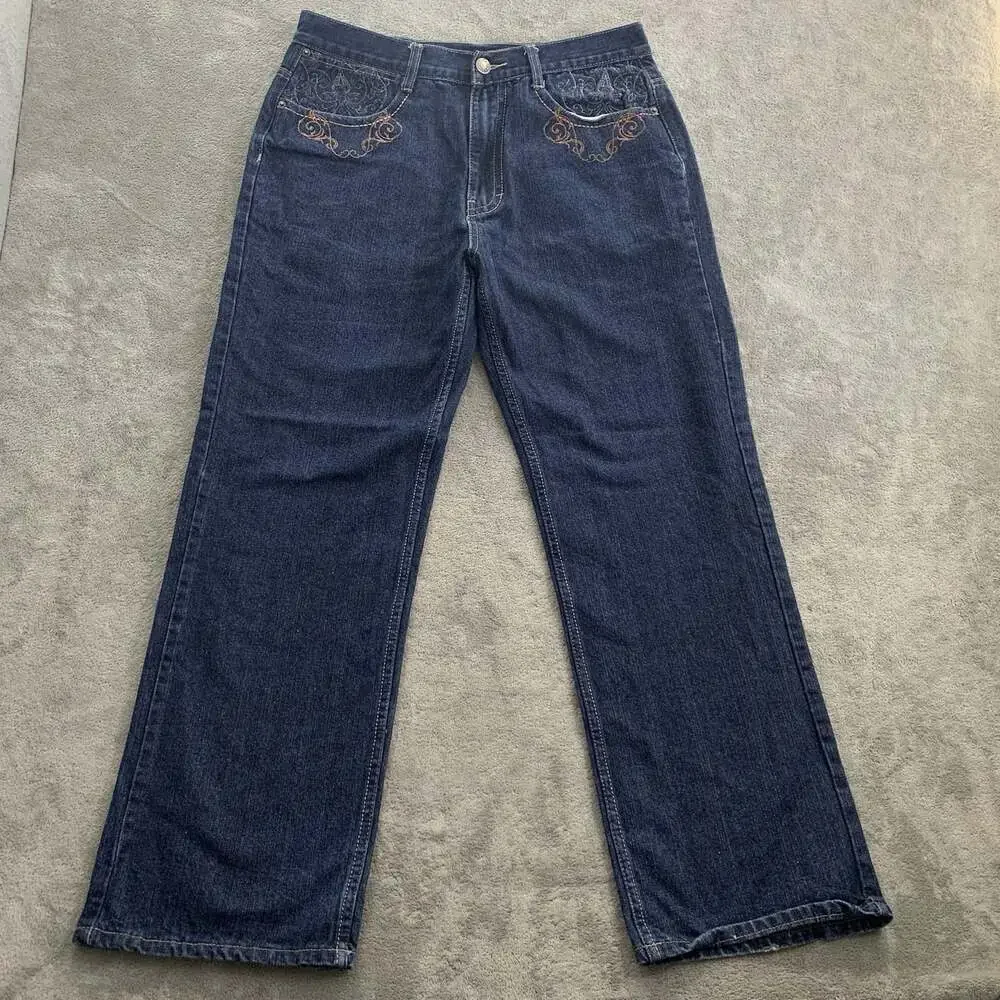 Vintage Red Ape Jeans Mens 34x31” Blue Baggy Skater Denim Y2K Streetwear Hip Hop